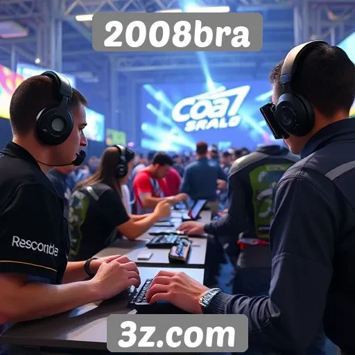 Participação do 2008bra em eventos de jogos e tecnologia